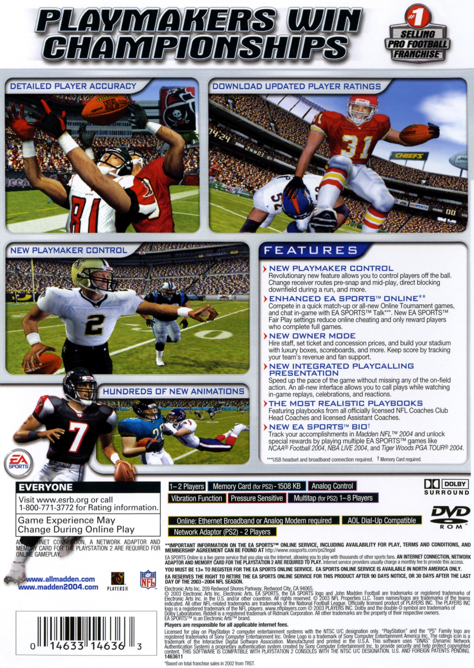 Madden nfl 2004 hi-res stock photography and images - Alamy