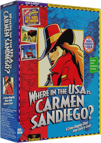 Where in the USA Is Carmen Sandiego? Deluxe - Box - 3D Image