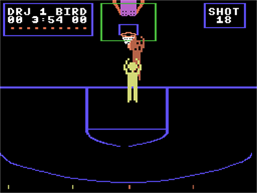 Julius Erving and Larry Bird Go One-on-One - Screenshot - Gameplay Image