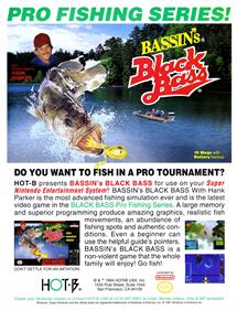 Bassin's Black Bass - Advertisement Flyer - Front Image
