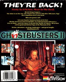 Ghostbusters II - Box - Back Image