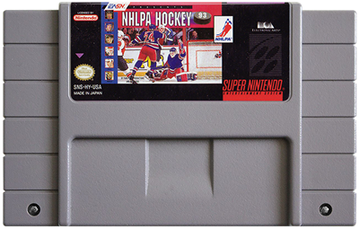 NHLPA Hockey 93 - Fanart - Cart - Front Image