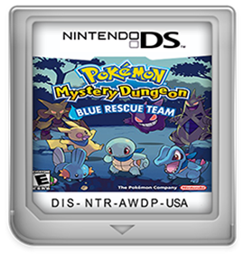 Pokémon Mystery Dungeon: Blue Rescue Team - Fanart - Cart - Front