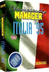Championship Manager Italia '95 - Box - 3D Image