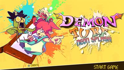 Demon Turf: Neon Splash - Screenshot - Game Title Image