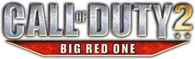 Call of Duty 2: Big Red One: Collector's Edition - Clear Logo Image