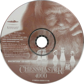 The Chessmaster 4000 - Disc Image