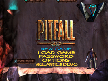 Pitfall 3D: Beyond the Jungle - Screenshot - Game Title Image