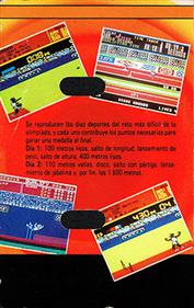 Daley Thompson's Decathlon - Box - Back Image