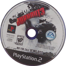 Burnout 3: Demo Disc - Disc Image