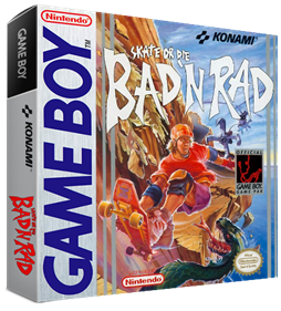 Skate or Die: Bad 'N Rad - Box - 3D Image