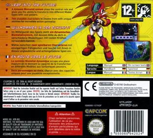 Mega Man ZX - Box - Back Image