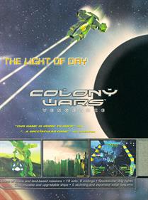 Colony Wars: Vengeance - Advertisement Flyer - Back