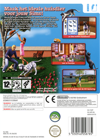 The Sims 2: Pets - Box - Back Image