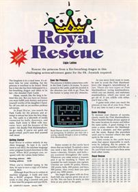 Royal Rescue - Advertisement Flyer - Front Image