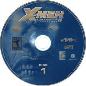 X-Men Legends II: Rise of Apocalypse - Disc Image