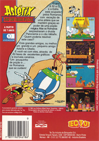 Astérix and the Great Rescue - Box - Back Image