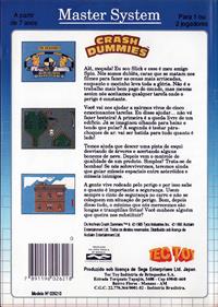 The Incredible Crash Dummies - Box - Back Image