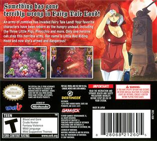 Little Red Riding Hood's Zombie BBQ - Box - Back Image