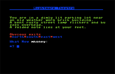 Nightmare Theatre 128 - Screenshot - Gameplay Image