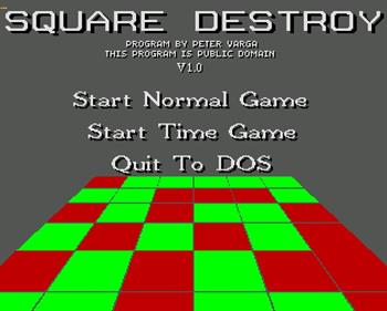 Square Destroy - Screenshot - Game Title Image