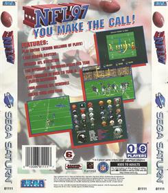 NFL '97 - Box - Back Image