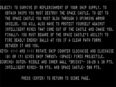 Space Castle - Screenshot - Gameplay Image
