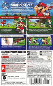 Mario Golf: Super Rush - Box - Back Image