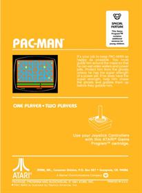 Pac-Man - Box - Back - Reconstructed