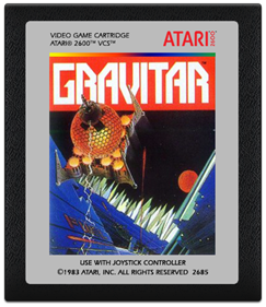 Gravitar - Fanart - Cart - Front Image