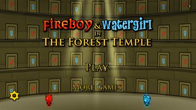 Fireboy & Watergirl in the Forest Temple - Screenshot - Game Title Image