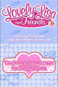 Lovely Lisa and Friends - Screenshot - Game Title Image