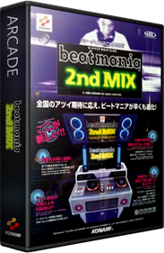 beatmania 2nd MIX - Box - 3D Image