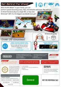 Mario Kart Wii - Box - Back Image