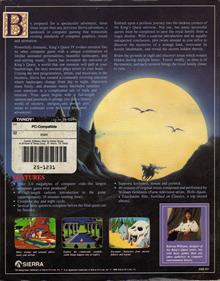 King's Quest IV: The Perils of Rosella (AGI) - Box - Back Image