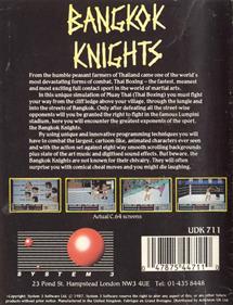 Bangkok Knights - Box - Back Image
