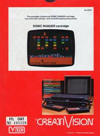 Sonic Invader - Box - Back Image