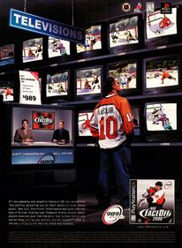 NHL FaceOff 2000 - Advertisement Flyer - Front Image