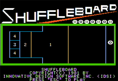 Shuffleboard - Screenshot - Game Title Image