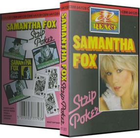 Samantha Fox Strip Poker - Box - 3D Image