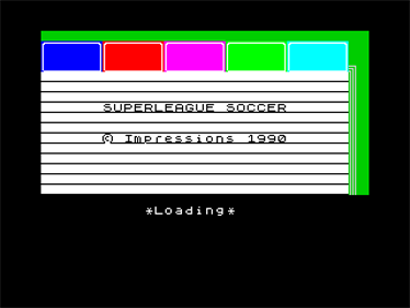 Superleague Soccer - Screenshot - Game Title Image