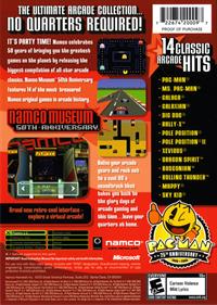 Namco Museum: 50th Anniversary Arcade Collection - Box - Back Image