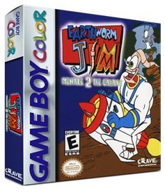 Earthworm Jim: Menace 2 the Galaxy - Box - 3D Image