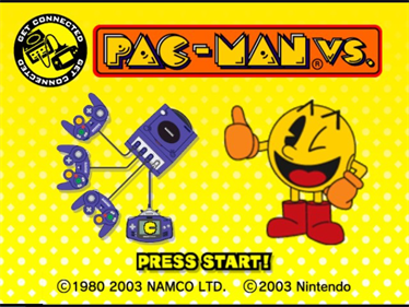 Pac-Man Vs. - Screenshot - Game Title Image