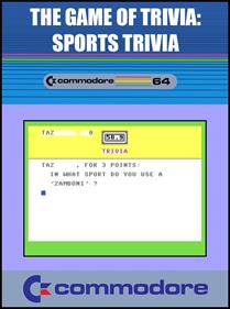 The Game of Trivia: Sports Trivia - Fanart - Box - Front Image
