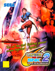 Capcom Vs. SNK 2 Millionaire Fighting 2001 - Advertisement Flyer - Front Image