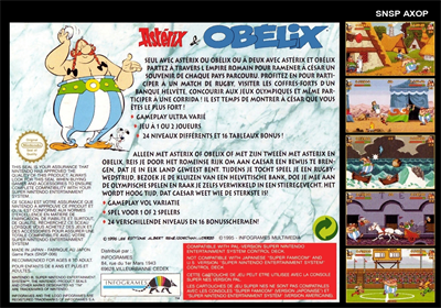 Astérix & Obélix - Box - Back Image