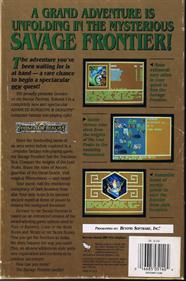 Advanced Dungeons & Dragons: Gateway to the Savage Frontier - Box - Back Image