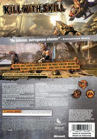 Bulletstorm - Box - Back Image