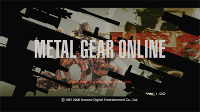 Metal Gear Online - Screenshot - Game Title Image